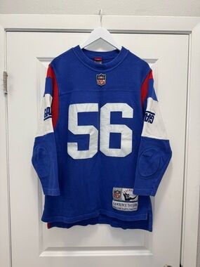 Reebok New York Giants Classic Lawrence Taylor 81-93 Throwback Jersey Sweatshirt